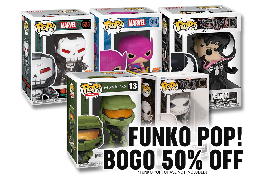 Funko Pop! BoGO 50% Off